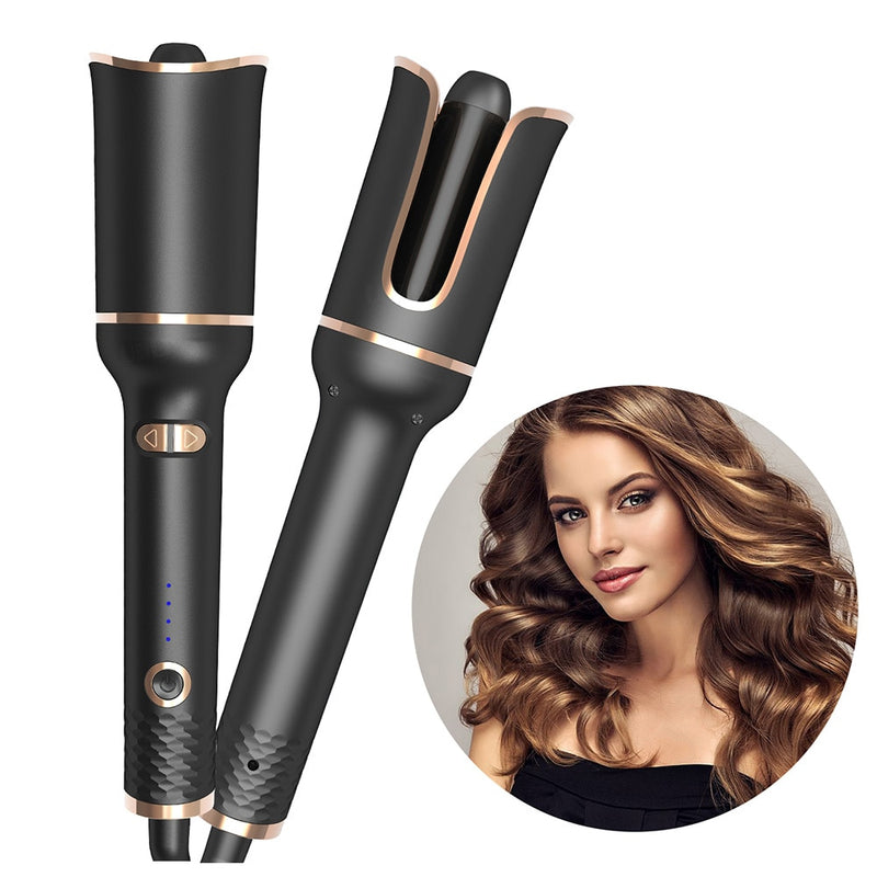 Automatic Professional Curling Iron Rotating Curler for Curls Waves Ceramic Wand