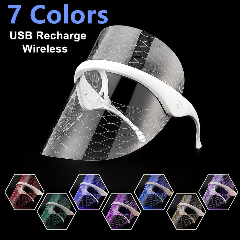 3 Colors LED Light Therapy Face Mask