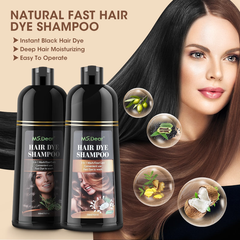 Organic Natural Fast Hair Dye Only 5 Minutes